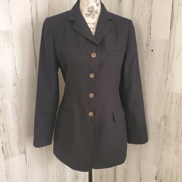 Harve Benard Jackets & Blazers - VINTAGE HARVE BENARD WOOL LONG BLAZER JACKET COAT